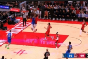 出来混总是要还！KD两记不讲理三分命中 后被PJ-华盛顿反击隔扣