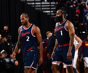 快船明天再战太阳：莱昂纳德继续缺阵 哈登不在伤病报告之中