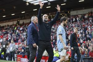 瓜帅：很自豪能与曼城一起达成里程碑，尤其是对阵利物浦意义非凡